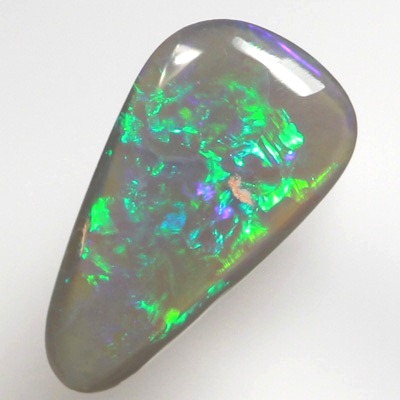 SOLID SEMI BLACK OPAL Bright green sparkles